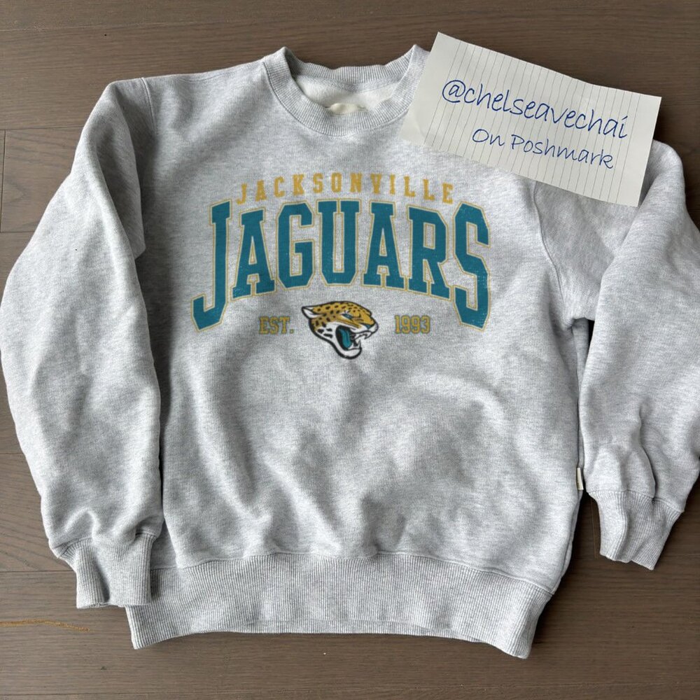 Vintage Jacksonville Jaguars Football Sweatshirt, Retro NFL Jaguars Shirt Tee